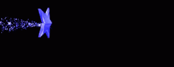 Shooting Star Purple Sparkles GIF