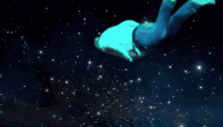 Shooting Star Trippy Galaxy GIF