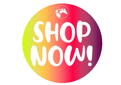 Shop Now Sign With Horse Sticker