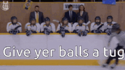 Shoresy Ice Hockey Team Sideline Letterkenny GIF