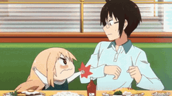 Short Anime Umaru Fighting GIF