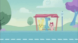 Short Bus Picked Up Passenger GIF