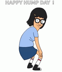 Short Hair Girl Twerking And Humping GIF