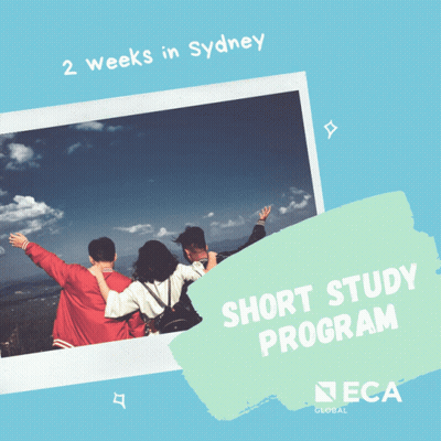 Short Study Program Poster Sydney Three People GIF