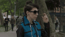 Shoshanna Spy Sunglasses Up GIF