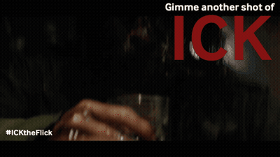 Shot Glass Of Liquor Next To Meat GIF