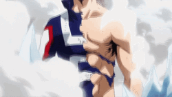 Shoto Todoroki Body After Attack GIF