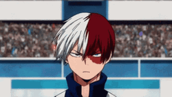 Shoto Todoroki Brave Walk GIF