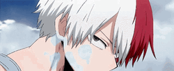 Shoto Todoroki Looking Back GIF