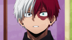 Shoto Todoroki Shocked GIF