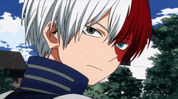 Shoto Todoroki Stare GIF