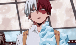 Shoto Todoroki  Talking GIF