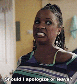 Should I Apologize Or Leave GIF