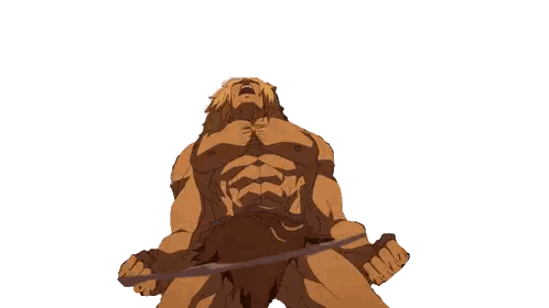 Shout He Man Sticker