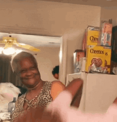 Shouting Guy At Home Afro Headshake GIF