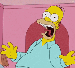 Shouting Homer Doh GIF