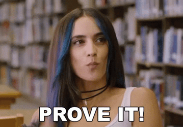 Shouting Prove It GIF