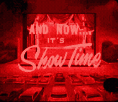 Show Time Sign Lit Up GIF