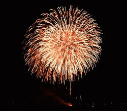 Shower Layering Fireworks Meme GIF