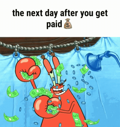 Shower Money GIF