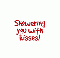Showering & Sending Kisses GIF