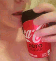 Showering While Drinking Coke GIF