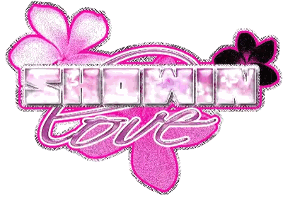 Showin Love Sign With Flowers Sticker