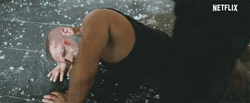 Showing Beat Up Face Peter Grandich  GIF