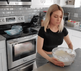 Showing Steps On Baking GIF