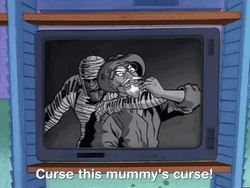 Showing The Curse Of The Mummy GIF