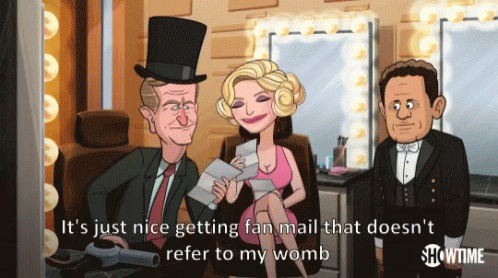 Showtime Cartoon Man And Woman GIF