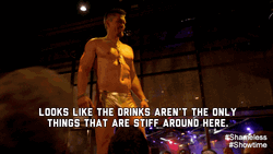 Showtime Guy Looks Stiff Around Here GIF