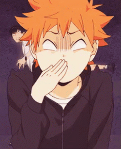 Shoyo Hinata Anime Laughing Holding GIF
