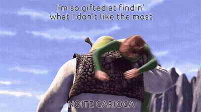 Shrek And Fiona Hugging Shrek Says I'm So Gifted At Findin What I Don't Like GIF