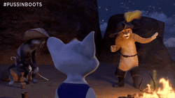 Shrek Character Puss In Boots Dancing GIF