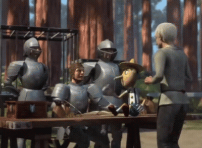 Shrek Donkey And King Saying No GIF