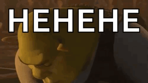 Shrek From Shrek Is Laughing In Front Of A Crowd While Shrek Is Laughing . GIF