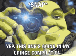Shrek Is Love Taking Picture GIF