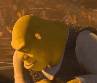 Shrek Is Wearing A Tin Foil Hat And Smiling GIF