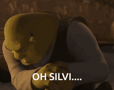 Shrek Kneeling With Oh Silvi GIF