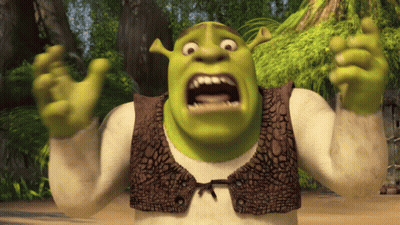 Shrek Making Funny Face GIF
