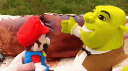 Shrek Mario Plush Toys