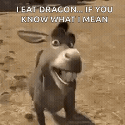 Shrek Saying Fiona In Front Of Turkey And Fireplace GIF