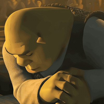 Shrek Says You Are A Real Ched With Safuu Logo GIF