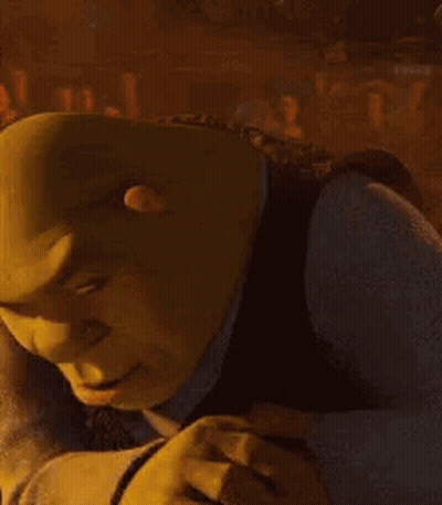 Shrek Smiling Close-Up GIF