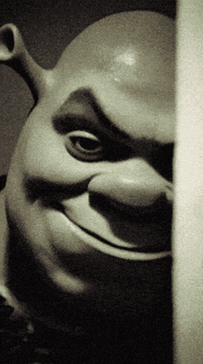 Shrek Statue Smiling GIF