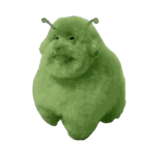 Shrek Stuffed Animal Sticker