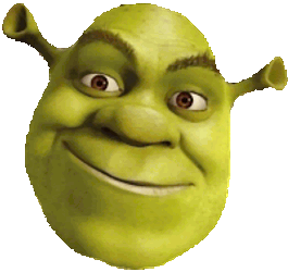 Shrekerutuf Transparentshrek Sticker GIF