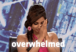 Shreya Ghoshal Overwhelmed GIF