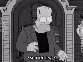 Shudder Homer Simpsons  GIF